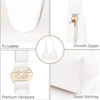 Bolso de nicho, bolso de mujer, bolso de hombro de moda, sensación de alta gama para mujer, estilo de PU, bolso retro para axila - details 4