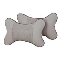 Bolso de cuello de cuero PU BUNO Alivio del dolor de cabeza Almohada universal llena de fibra - details 8