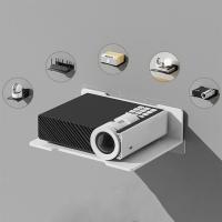 Estante enrutador de acero al carbono, soporte de almacenamiento para proyector de gran capacidad montado en la pared, soporte de proyector negro para ahorro de espacio para el hogar - details 5