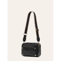 Bolso bandolera de cámara con doble cremallera, diseño cuadrado pequeño y correa ancha para mujer, nueva moda 2025 - details 8