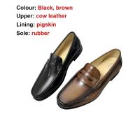 Zapatos de hombre con suela de goma suave negra, estilo de moda, transpirable, de cuero, informal, de verano, superventas - details 11