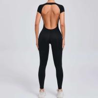 Monos Deportivos Fiess para Mujer 2024 Conjunto de Yoga Activo en Gris, Negro, Rojo, Marrón, Naval - details 7