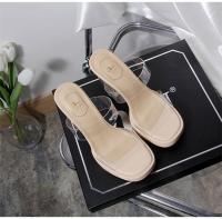 Nuevas Sandalias de Cristal para Mujer Alpargatas de Tacón Alto, Impermeables, Diseño de Pies Cansados - details 13