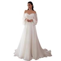 Vestido largo maxi ajustado con hombros descubiertos para mujer - details 2