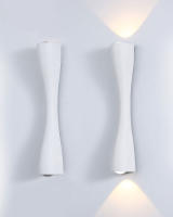 Lámpara de pared LED moderna impermeable, lámpara de mesita de noche minimalista, interior y exterior, cuerno largo, IP65, pasillo de hotel - details 7