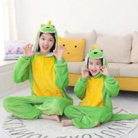 Kigurumi-Pijama de franela para niños y niñas, ropa de dormir de unicornio, traje de animales, Onesies de gato, Invierno - details 1