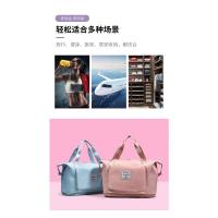 Bolsa de viaje de gran capacidad de las mujeres de gran tamaño de la barra de lazo portátil viaje de negocios bolsa de almacenamiento de entrega portátil bolsa de fitness deportiva bolsa de lona - details 3