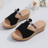 Sandalias Matsuke de tacón alto con punta abierta, huecas, con suela gruesa y talla grande para mujer, ropa de verano. - details 4