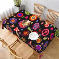 Mantel rectangular Hippie wer para fiesta, manteles impermeables para mesa de comedor, cocina, decoración del hogar - details 107