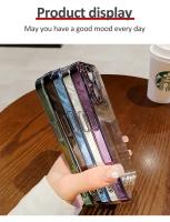 Funda de protección de lente de cámara de lujo para iPhone 15, 14, 13, 12, 11 Pro Max, 14, 15 Plus, fundas de teléfono transparentes a prueba de golpes de silicona suave - details 6