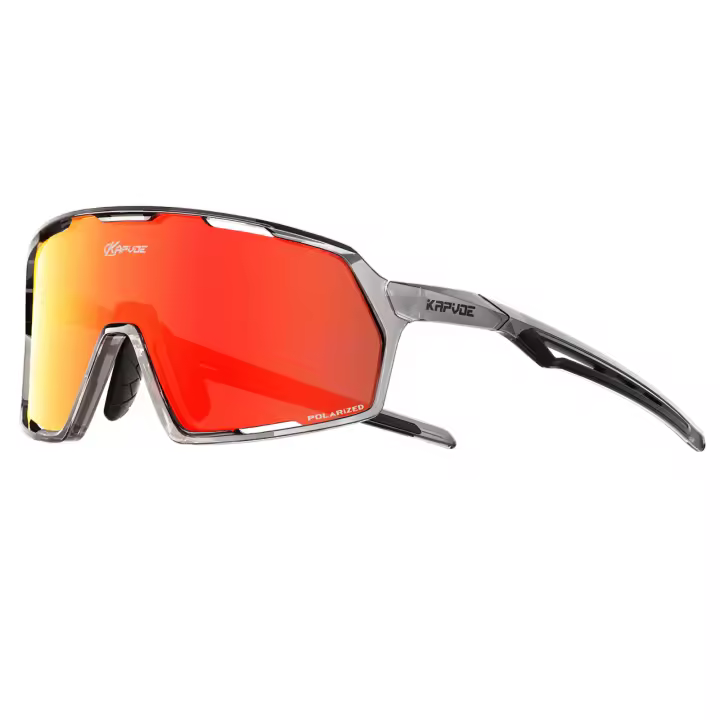 SCVCN Gafas de Sol Deportivas para Ciclismo Protección UV Lente Ajustable Ligera Marca Polarcarbono - 1