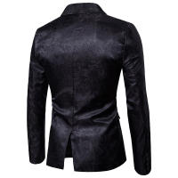 Traje de vestido de cachemir de 2 piezas para hombre, conjuntos de pantalones de Blazer de boda de fiesta - details 3