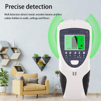 Detector de Metales retroiluminado AC, buscador de madera, rastreador de profundidad, escaleras subterr￡neas, esc￡ner de pared, pantalla LCD HD - details 5