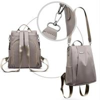 Nueva moda, gran capacidad, nailon desmontable, Color sólido, ligero, impermeable, correa para el hombro, mochila multifuncional para mujer - details 5