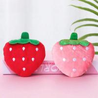 Juguete de Peluche de Fresa Herramienta de Masticación Interactiva para Perros 1pc - details 1