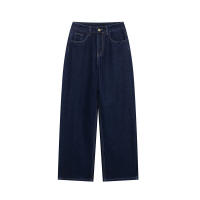 Conjunto de Vaqueros y Chaqueta OUWU para Mujer Pantalones Rectos con Bolsillos, Chaqueta con Cinturón, Estilo Callejero de Primavera 2025 - details 5