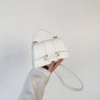 Mini bolso de hombro cruzado de cuero PU vintage para mujer - details 4