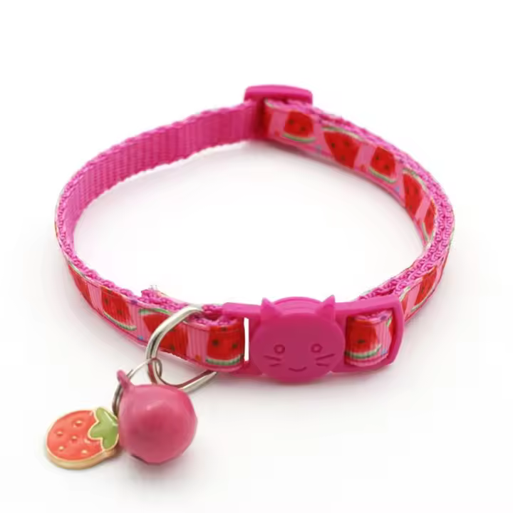 Productos para mascotas Collar ajustable para mascotas con campana Collar para mascotas Correa para el cuello para mascotas colorida y linda Perros pequeños - 1