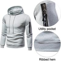 Conjunto Deportivo de Dos Piezas para Hombres Sudadera Táctica de Capucha y Pantalones de Fitness Cálido y Transpirable Estilo Casual de Jogging - details 8