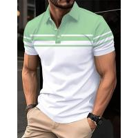 POLO con botones estampados a rayas de verano para hombre Polo deportivo - details 3