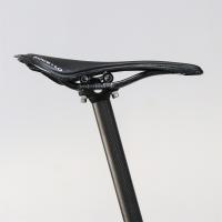 KOCEVLO Fibra de carbono completa + fibra de cuero carretera bicicleta de montaña sillín asiento cojín bicicleta - details 4