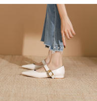Nuevo Xiaoxiangfeng, hebilla de una palabra, tacón único puntiagudo, zapatos individuales, zapatos Lizhen - details 23