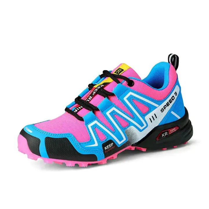 Zapatillas de montaña al aire libre Mujeres Senderismo Bicicleta Calzado de ciclismo Salomón Cross-country Running Zapatillas de viaje antideslizantes - 1