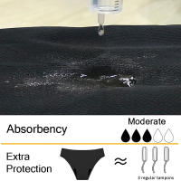 Bikini Absorbente Para Mujer Con Cintura Alta Y Leve Falle En La Menstruación Traje De Baño Sexy Para Adolescentes Material De Poliéster Y Algodón - details 3