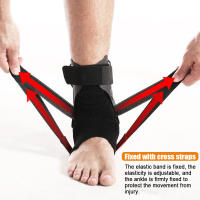Tobillera para esguince de tobillo, soporte de compresión, Protector de articulaciones con estabilizadores laterales para deportes, baloncesto y fútbol, 1 unidad - details 8