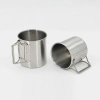 Taza de acero inoxidable plegable para acampar al aire libre, mosquetón portátil, tazas de Camping para el hogar, tazas de bote - details 11