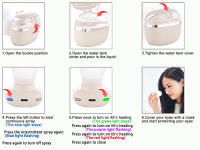 Ojo calentado Nano niebla Spray portátil compresa caliente ojos señor para párpados, piel de ojos SPA alivio de vapor de ojos ojos secos y picante Mini herramienta de gotas para ojos - details 3