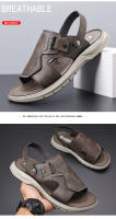 ⭐ 🔥 ⭐ Sandalias de hombre 2025 verano nuevo antideslizante casual fresco zapatillas exterior doble propósito transpirable moda tendencia zapatos de playa - details 4