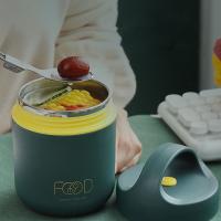 Taza de vacío hermética, fiambrera térmica, bolsa de almuerzo aislada, contenedor de alimentos, taza de sopa de acero inoxidable - details 6