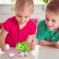 Caja de almacenamiento de dinosaurios con forma de huevo inteligente, funda cognitiva de Triceratops sensorial para bebé, juguete educativo para edades tempranas - details 0