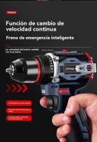 Taladro eléctrico para casa juego de destornilladores electricista - details 12
