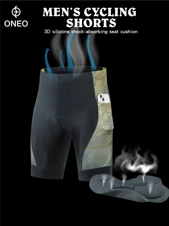 Un par de pantalones cortos de ciclismo para hombres al aire libre. - 1