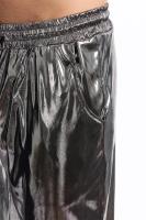Modo Superficie brillante estampage à chaud hommes pantalons décontractés Harajuku Hip Hop Disco danse Streetwear cordon discothèque pantalon - details 17
