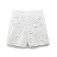 Conjunto Elegante de Verano para Mujer Pantalones Cortos de Cintura Alta, Top de Manga Corta, Traje Holgado con Borla, Novedad de Verano - details 11