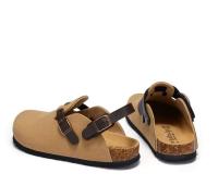 Chanclas de mujer, anillos, lazos en los dedos, sandalias planas de gladiador de verano - details 1