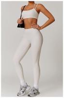 Pantalones de yoga ajustados de secado rápido, chorro de arena, estiramiento abdominal, levantamiento de cadera, pantalones deportivos de cintura alta, pantalones deportivos para correr - details 9