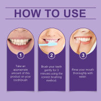 El cepillo de dientes morado proporciona una limpieza suave para los dientes, protege las encías y refresca el aliento. - details 3