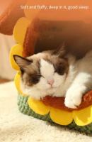 Casa de invierno para gatos, casa oculta para gatos, Habitats, perrera para interiores, cama para dormir para mascotas pequeñas, tienda de campaña para perros, camas y muebles - details 4