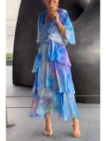 Vestido de hadas con estampado en capas 2025 - details 3