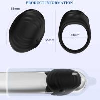 Anillo para hombres con Control remoto, conejo, anillos vibratorios duales, retraso de eyaculación, estimulación de testículos, juguete sexual para parejas - details 6