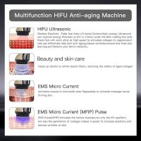 Mini Masajeador Facial y Corporal de Ultrasonidos Máquina de Limpieza Profunda 4 en 1 HIFU 3ª Generación EMS Calentamiento de Pulso Herramienta de Cuidado de la Piel Facial - details 3