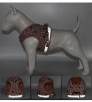 Arnés con correa para perro y gato, chaleco ajustable para caminar, suave y transpirable, Collar a cuadros para cachorros pequeños y grandes - details 1