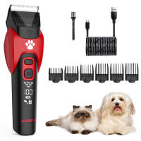 SOLIMPLA-cortadora de pelo profesional para perros y gatos, cortador de pelo con hoja de cerámica recargable, bajo nivel de ruido - details 0