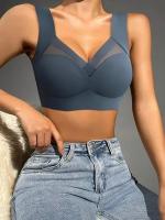 Ropa interior de 2 uds., sujetador sin costuras para mujer, Tops sexis de talla grande, ropa interior pequeña y cómoda sin anillo de acero - details 5