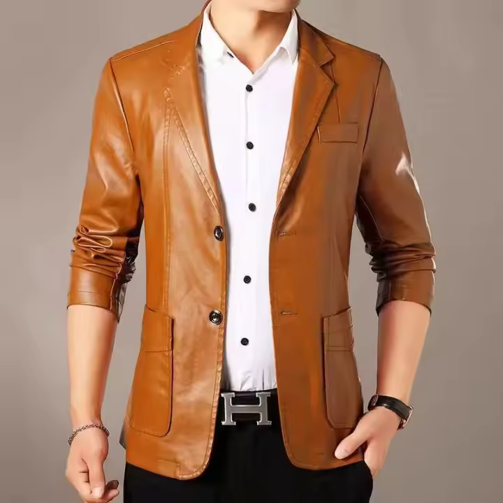 Par de lther con luz clong para hombre de otoño ca a a - 1