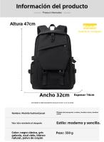 Mochila de reducción de carga de nylon popular mochila de ordenador de tela Oxford multicolor de gran capacidad mochila impermeable - details 0
